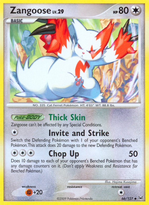 Zangoose (66 127) [Platinum: Base Set] Supply