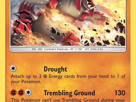 Groudon (113 236) (Cracked Ice Holo) (Theme Deck Exclusive) [Sun & Moon: Cosmic Eclipse] Online Sale