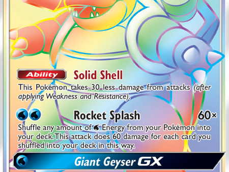 Blastoise GX (218 214) [Sun & Moon: Unbroken Bonds] Online