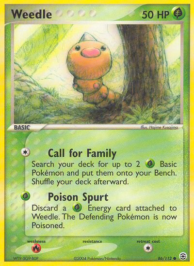 Weedle (86 112) [EX: FireRed & LeafGreen] Online Sale