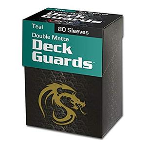 BCW Deck Guard Boxed Sleeves (80) Teal Hot on Sale