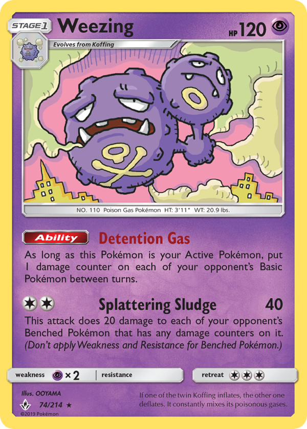 Weezing (74 214) [Sun & Moon: Unbroken Bonds] Online Hot Sale