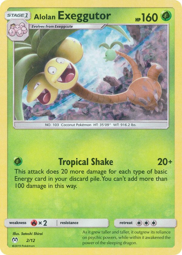 Alolan Exeggutor (2 12) [McDonald s Promos: 2019 Collection] Sale