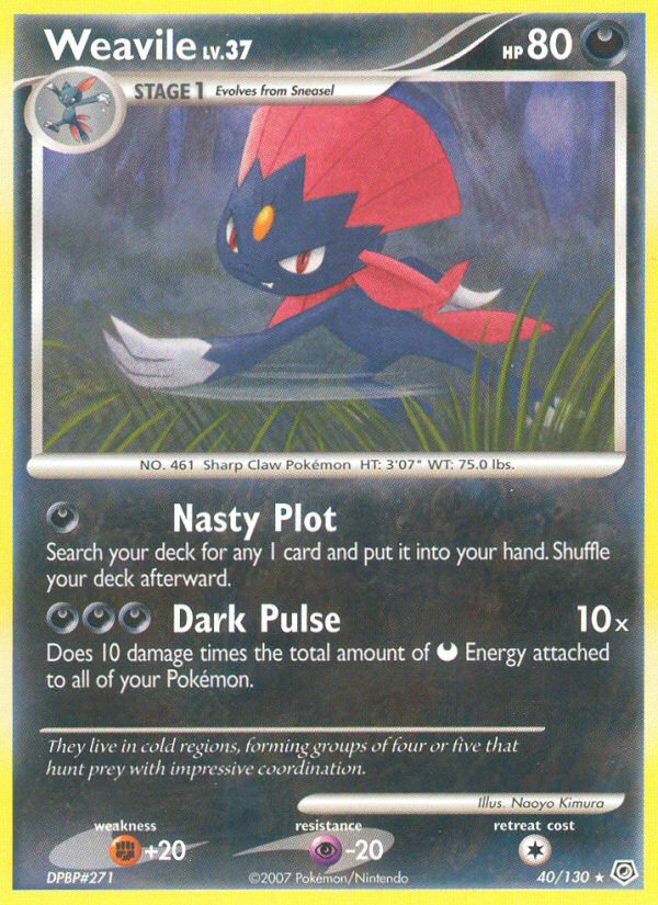 Weavile (40 130) [Diamond & Pearl: Base Set] Cheap