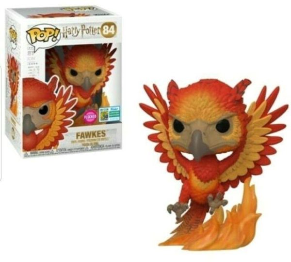 SDCC Harry Potter - Fawkes Flocked Pop! 84 For Discount