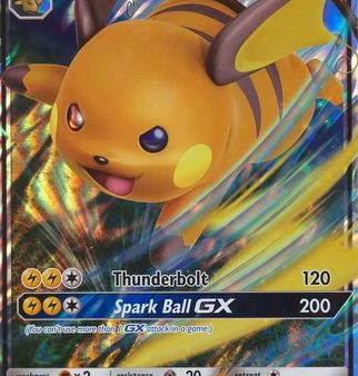 Raichu GX (SM213) (Jumbo Card) [Sun & Moon: Black Star Promos] Sale