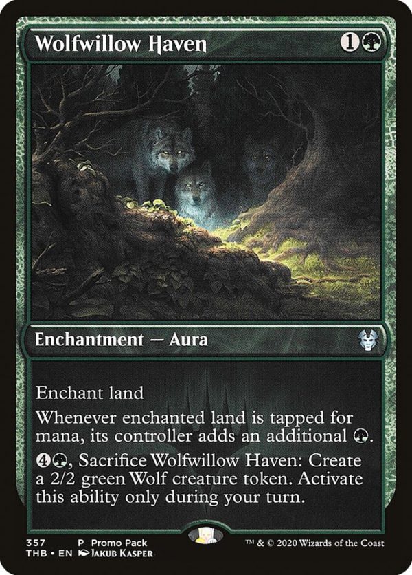 Wolfwillow Haven (Promo Pack) [Theros Beyond Death Promos] Discount