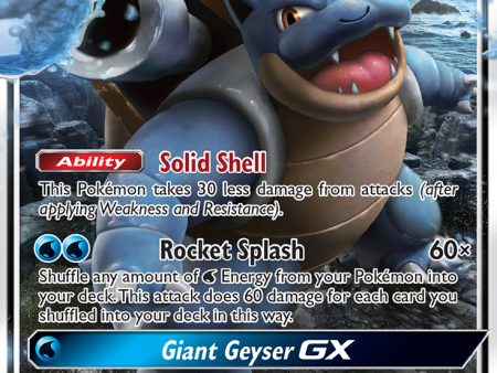 Blastoise GX (35 214) [Sun & Moon: Unbroken Bonds] on Sale