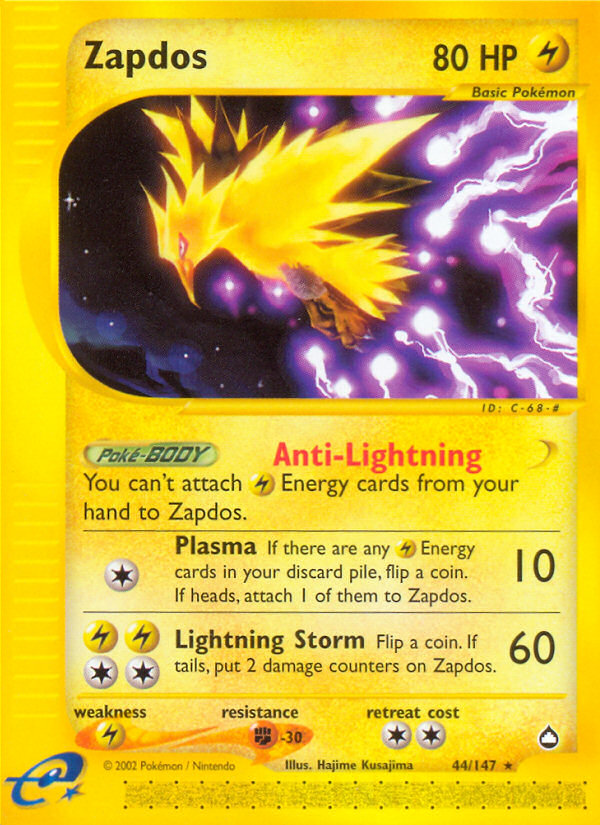 Zapdos (44 147) [Aquapolis] Cheap