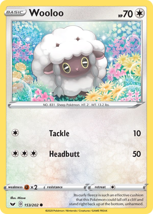 Wooloo (153 202) [Sword & Shield: Base Set] Online Sale