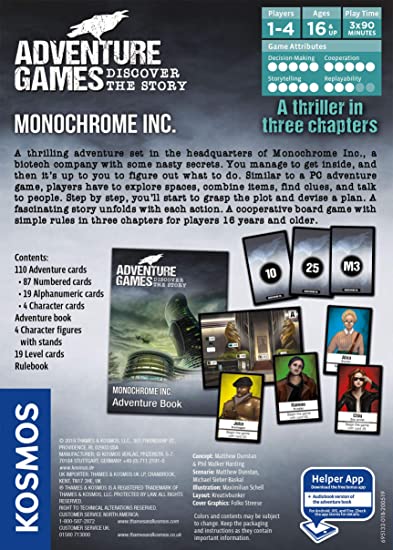 Adventure Games - Monochrome inc Online Sale