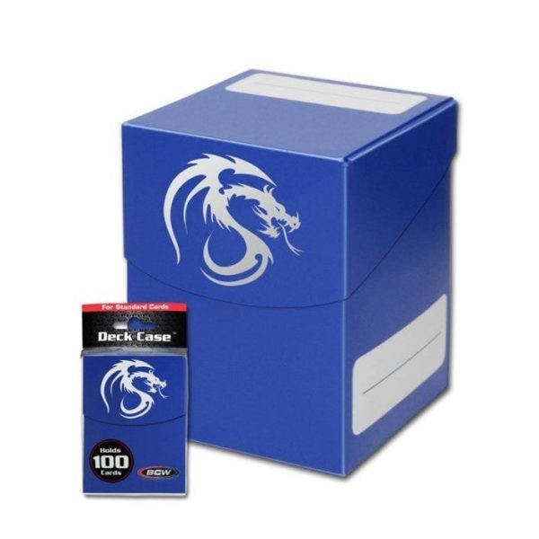 BCW Deck Case - Blue (100 Cards) Sale