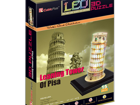 LED 3D Puzzle - Leaning Tower of Pisa For Cheap