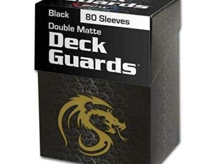 BCW Deck Guard Boxed Sleeves (80) Black Online