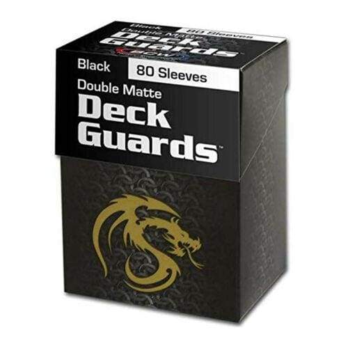 BCW Deck Guard Boxed Sleeves (80) Black Online