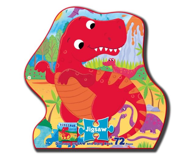 Dinosaur Jigsaw and Story Book Supply