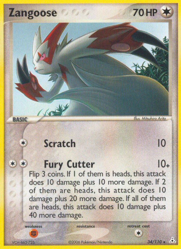 Zangoose (34 110) [EX: Holon Phantoms] Discount