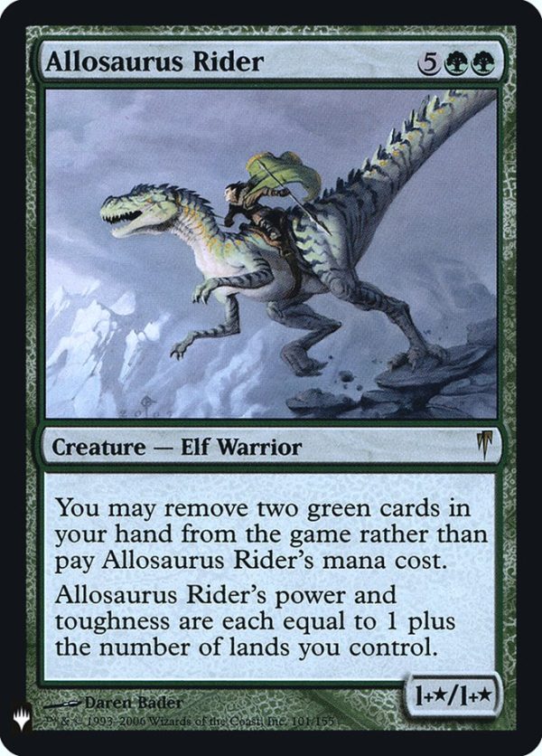 Allosaurus Rider [Mystery Booster] Online Sale