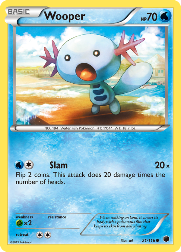 Wooper (21 116) [Black & White: Plasma Freeze] Online