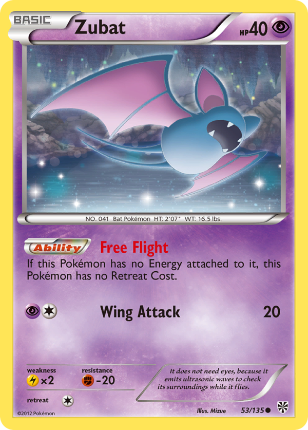 Zubat (53 135) [Black & White: Plasma Storm] on Sale