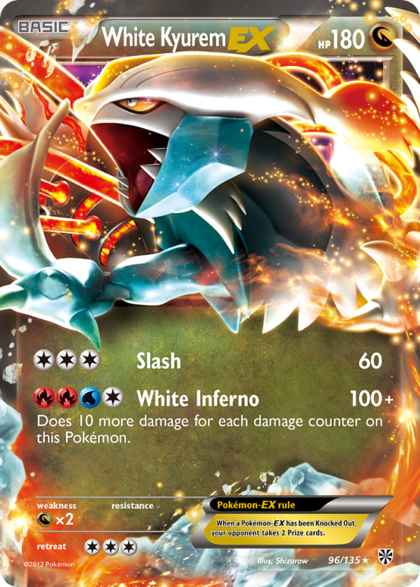 White Kyurem EX (96 135) [Black & White: Plasma Storm] on Sale