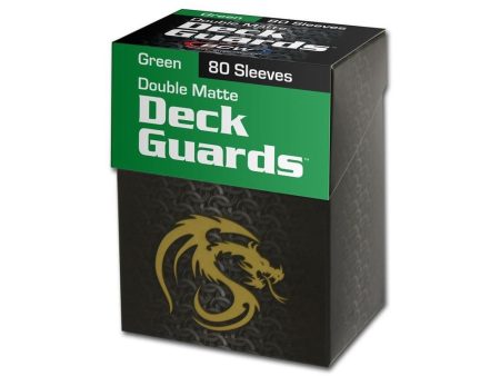 BCW Deck Guard Boxed Sleeves (80) Green For Cheap