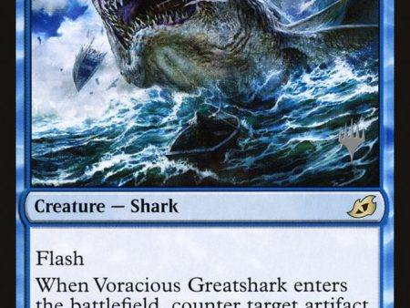 Voracious Greatshark (Promo Pack) [Ikoria: Lair of Behemoths Promos] Online Sale