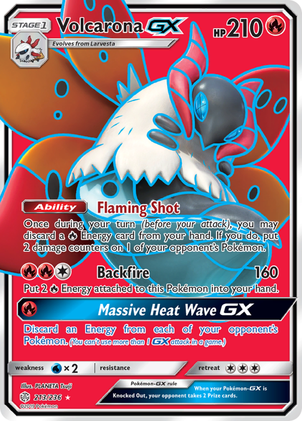 Volcarona GX (213 236) [Sun & Moon: Cosmic Eclipse] Online