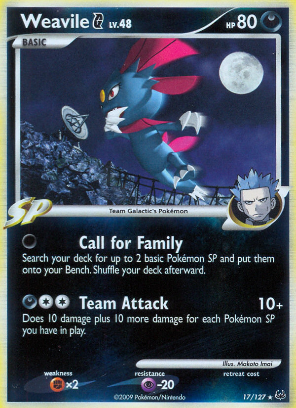 Weavile G (17 127) [Platinum: Base Set] Fashion