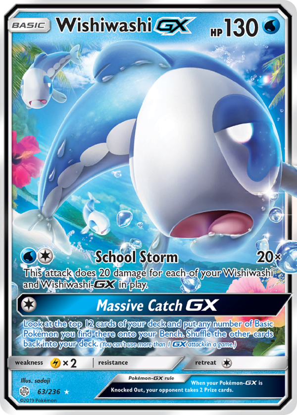 Wishiwashi GX (63 236) [Sun & Moon: Cosmic Eclipse] Cheap