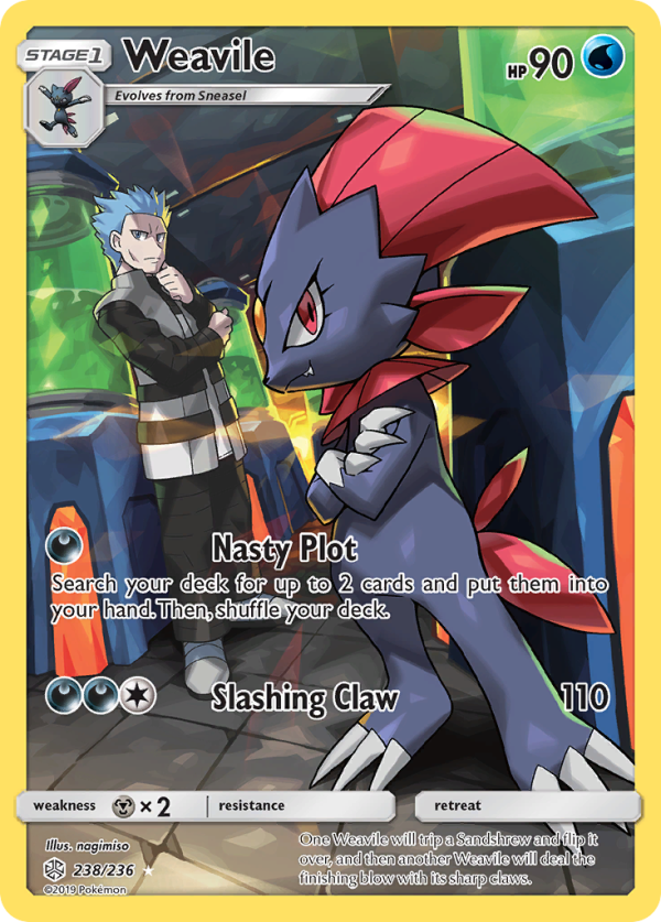 Weavile (238 236) [Sun & Moon: Cosmic Eclipse] Supply