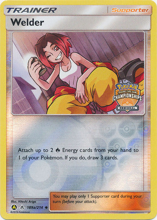 Welder (189a 214) (Regional Championship Promo) [Sun & Moon: Unbroken Bonds] For Sale