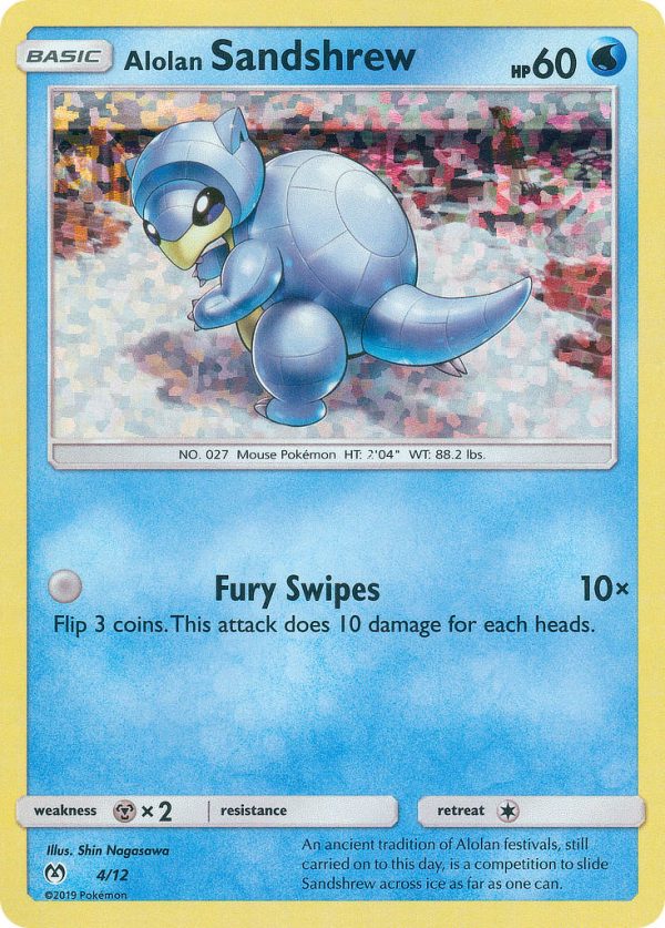 Alolan Sandshrew (4 12) [McDonald s Promos: 2019 Collection] Hot on Sale