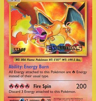 Charizard (11 108) (XY Evolutions Staff Prerelease) [XY: Black Star Promos] Hot on Sale