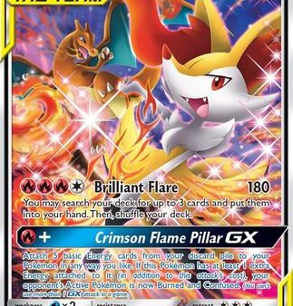 Charizard & Braixen GX (SM230) (Jumbo Card) [Sun & Moon: Black Star Promos] Cheap