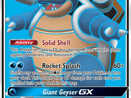 Blastoise GX (SM189) [Sun & Moon: Black Star Promos] on Sale