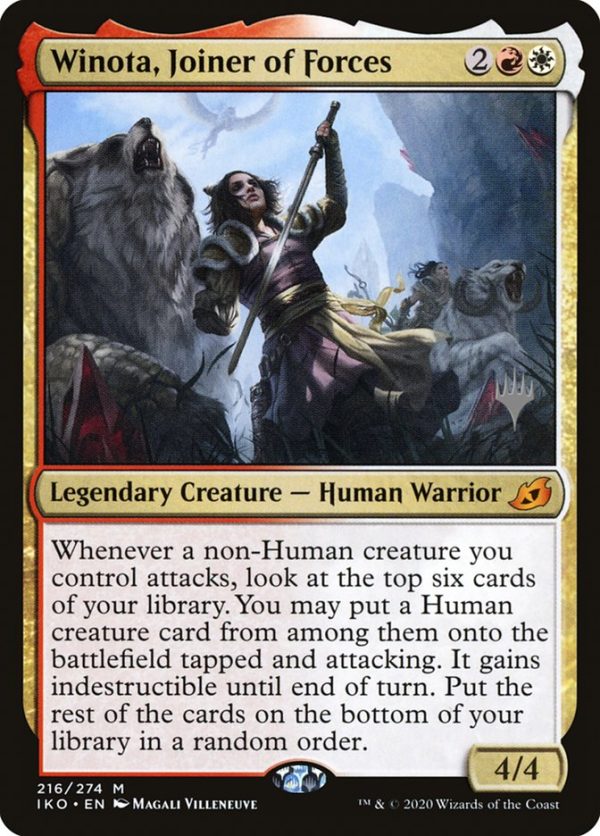 Winota, Joiner of Forces (Promo Pack) [Ikoria: Lair of Behemoths Promos] Discount