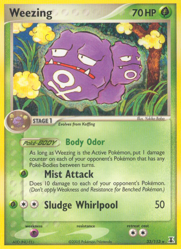 Weezing (33 113) [EX: Delta Species] Online now