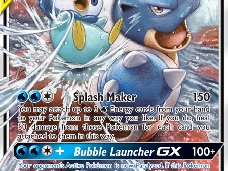 Blastoise & Piplup GX (38 236) [Sun & Moon: Cosmic Eclipse] Online Hot Sale