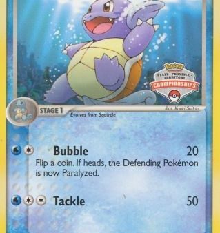 Wartortle (42 100) (States Championship Promo) [EX: Crystal Guardians] Online now