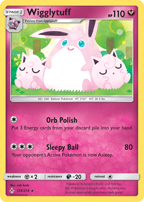 Wigglytuff (135 214) [Sun & Moon: Unbroken Bonds] Discount