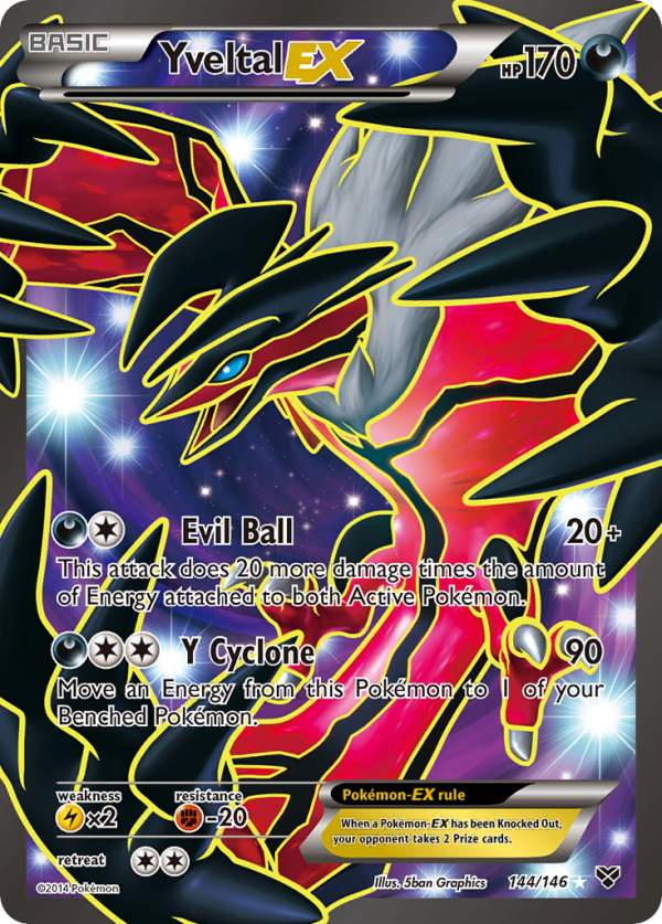 Yveltal EX (144 146) [XY: Base Set] For Sale