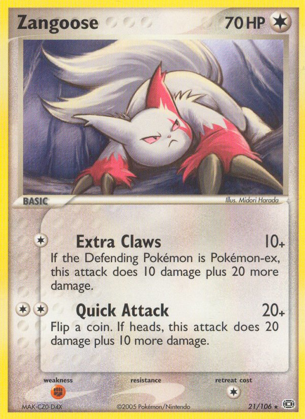 Zangoose (21 106) [EX: Emerald] Online