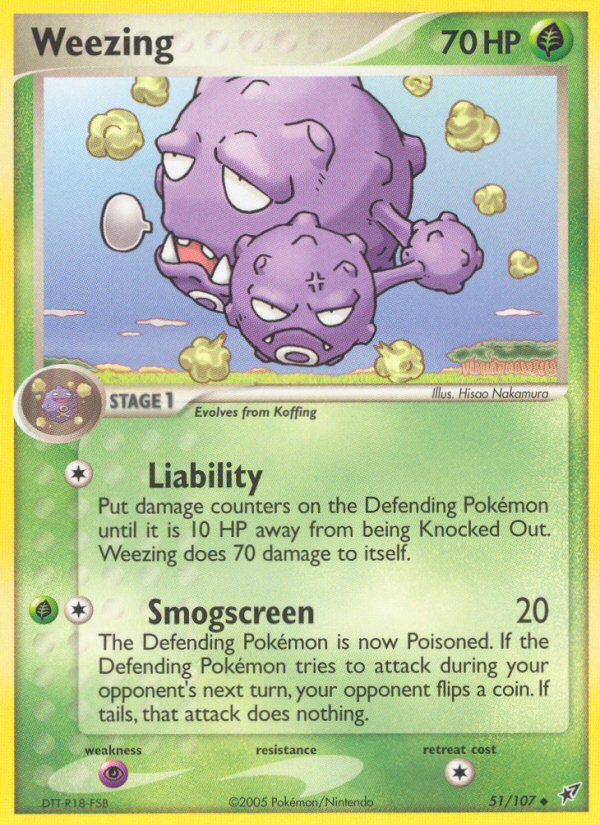 Weezing (51 107) [EX: Deoxys] Supply